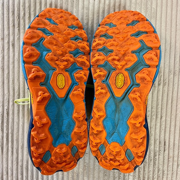 Hoka Speedgoat 5 Men's Trail Running Citrus Glow Vibrant Orange 11 2E Wide Size - Picture 9 of 9